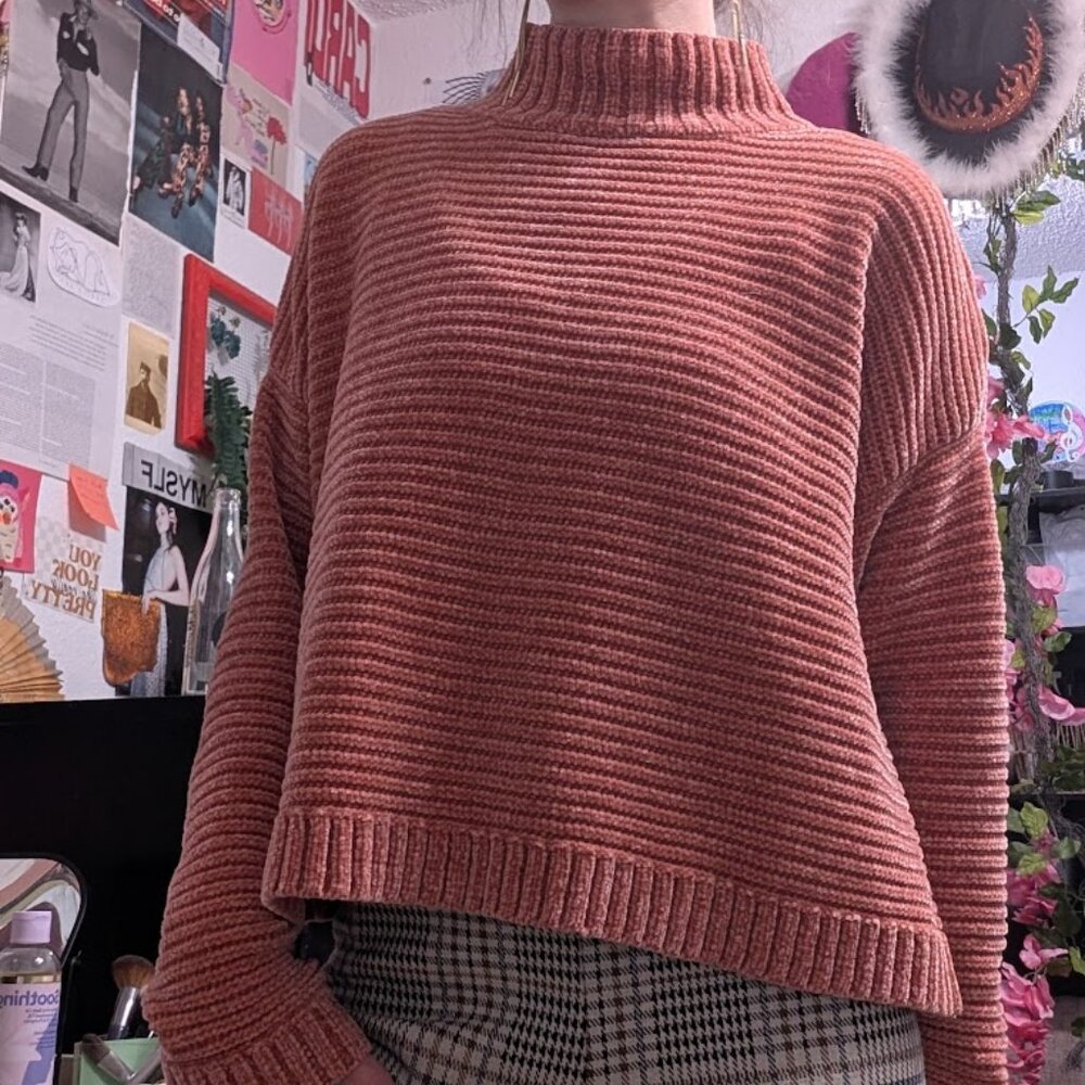 Terra Cotta Forever 21 Turtleneck Sweater
